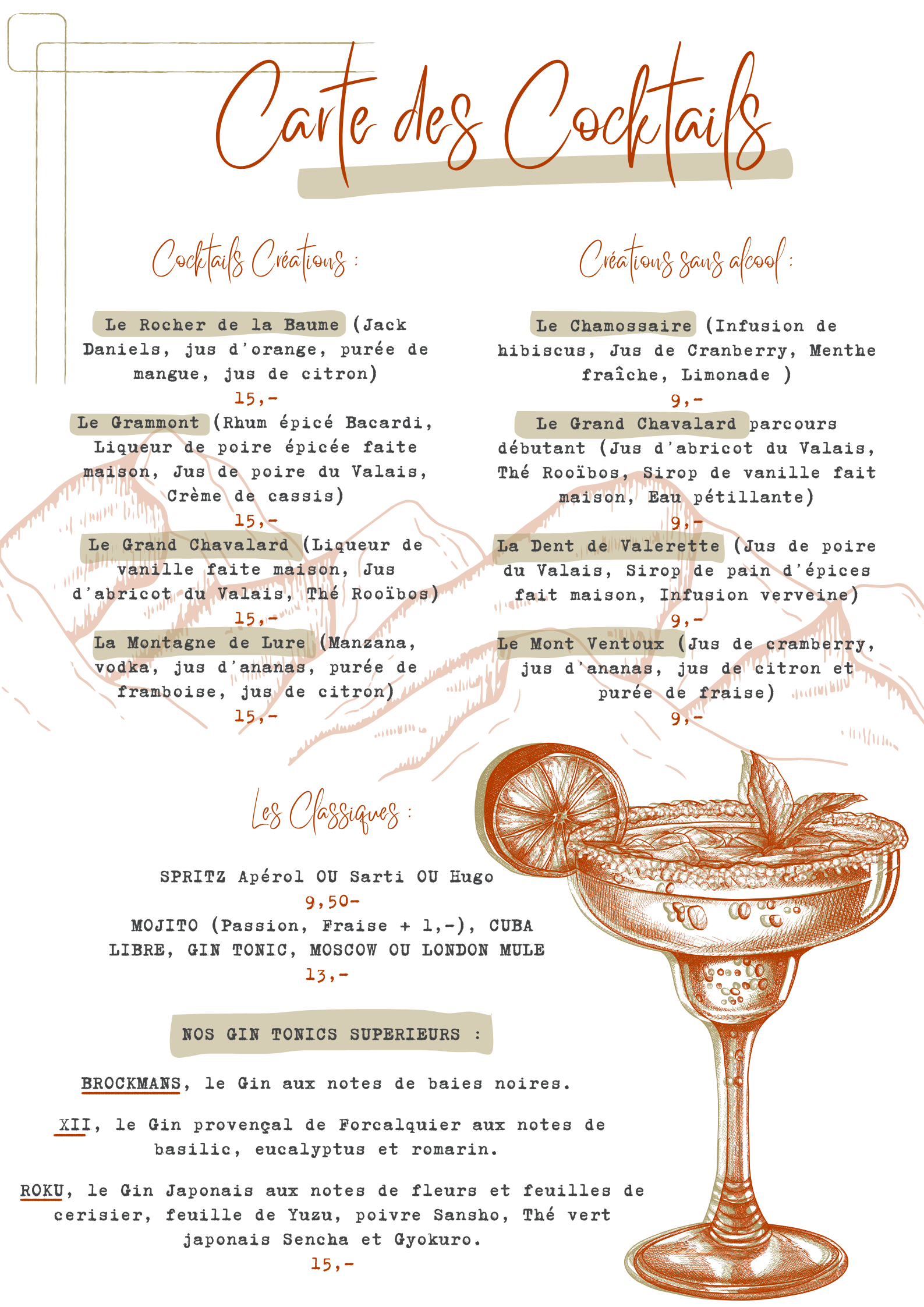 CARTE DES VINS et BOISSONS (2)