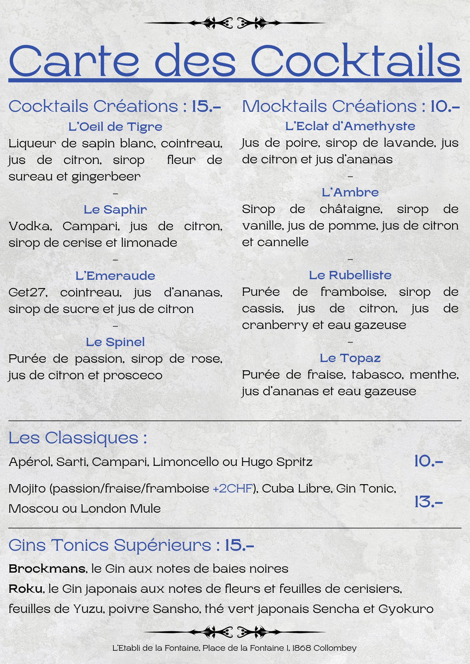 Cocktails